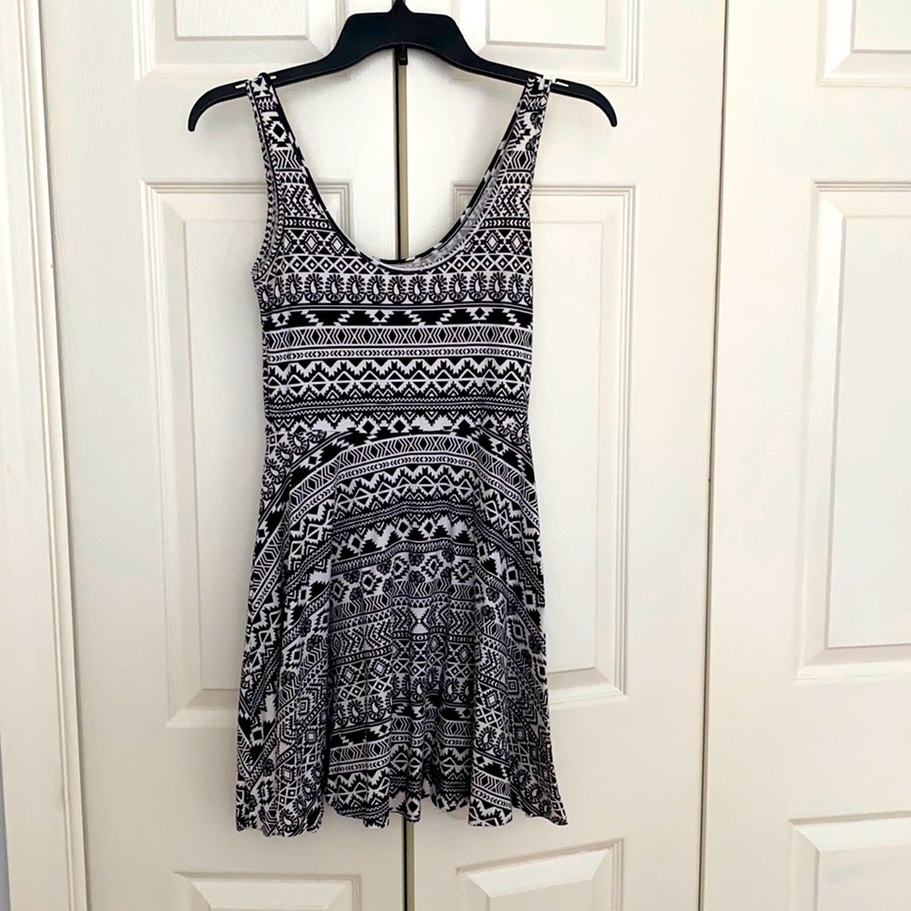 Juniors tribal print summer dress
